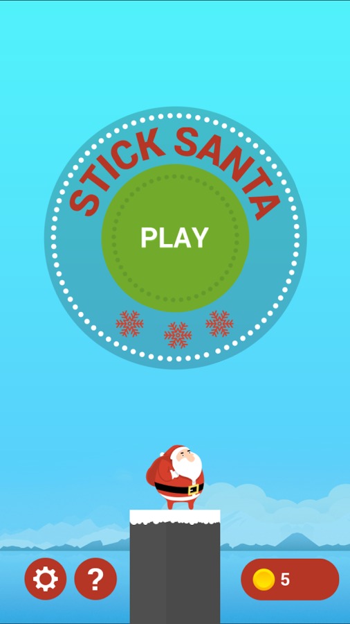 Stick Santa - one tap game截图1