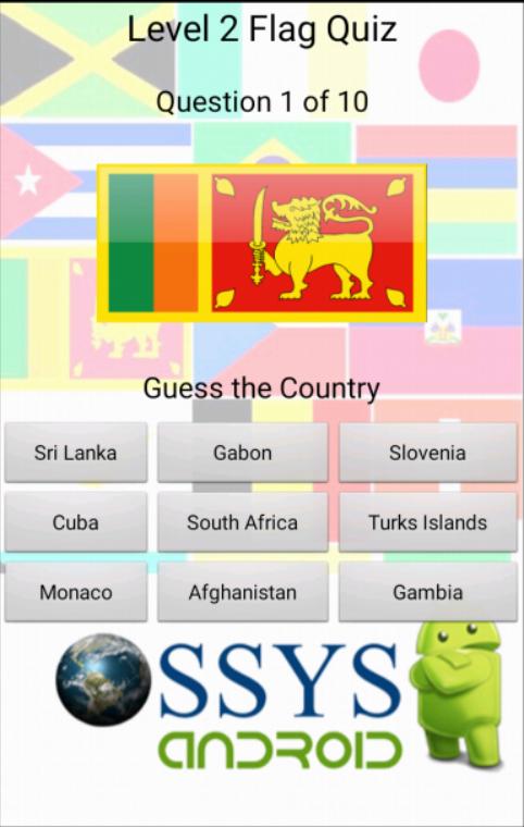 Quiz : Country Flags截图4