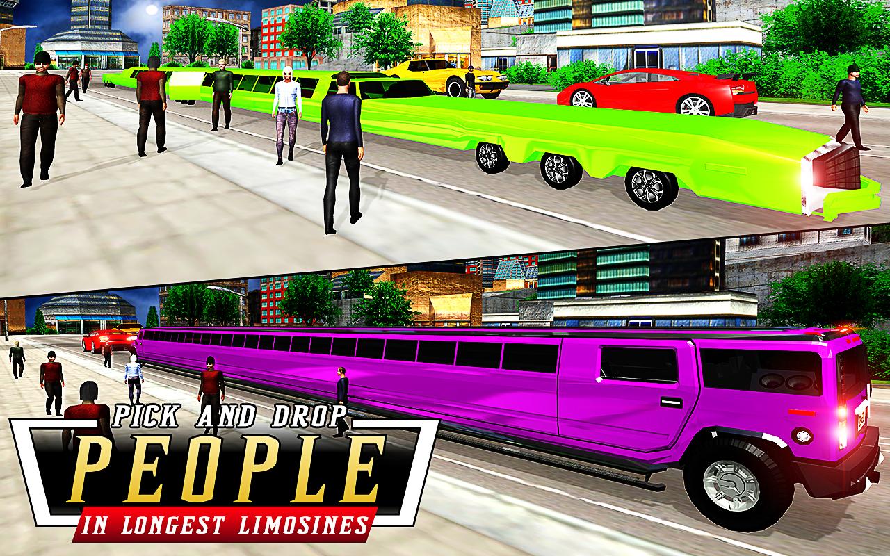 Luxury Limo Taxi Driver City : Limousine Driving截图4