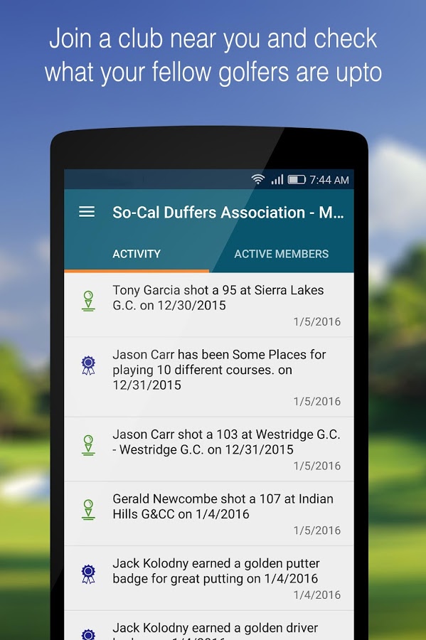 MyScorecard Golf Score Tracker截图4