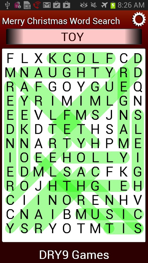 Merry Christmas Word Search截图4