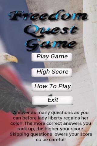 Freedom Quest Speed Trivia截图1