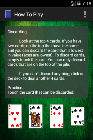 4 Card Solitaire截图4