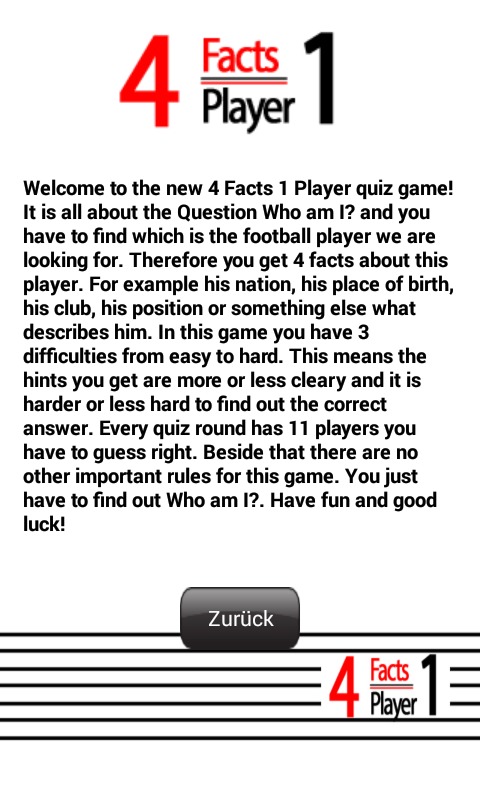 4 Facts 1 Player - Football截图2