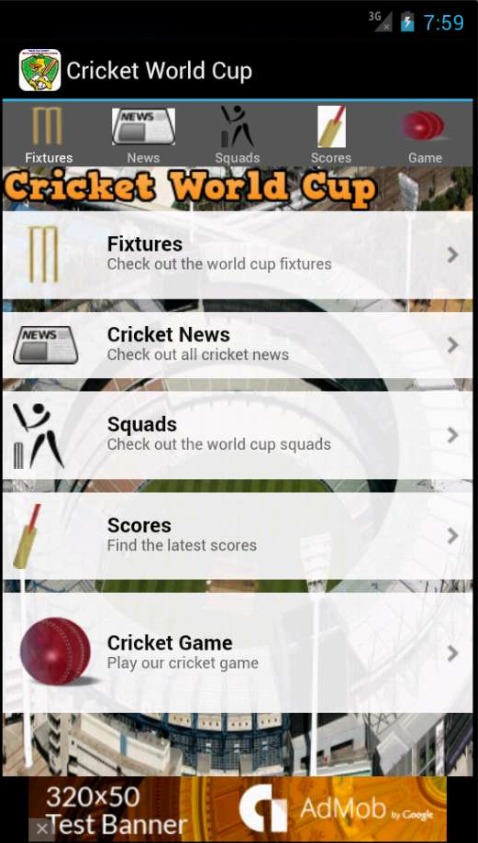 Cricket World Cup 2015截图1