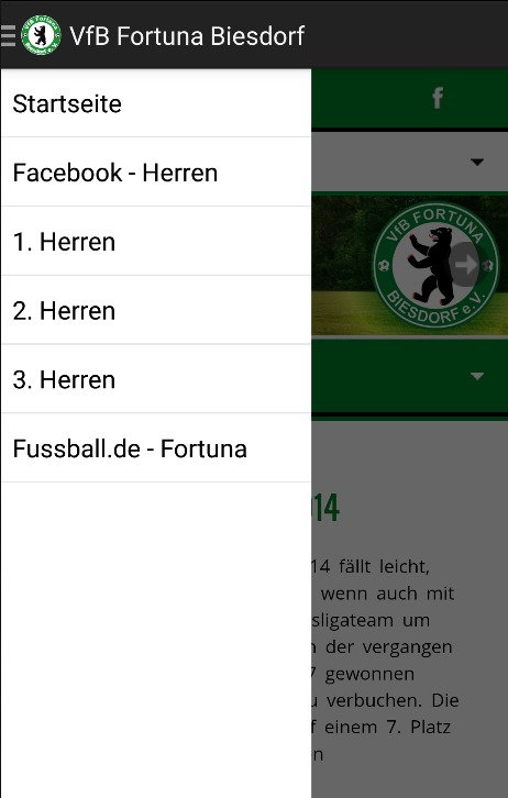 VFB Fortuna Biesdorf e.V.截图3