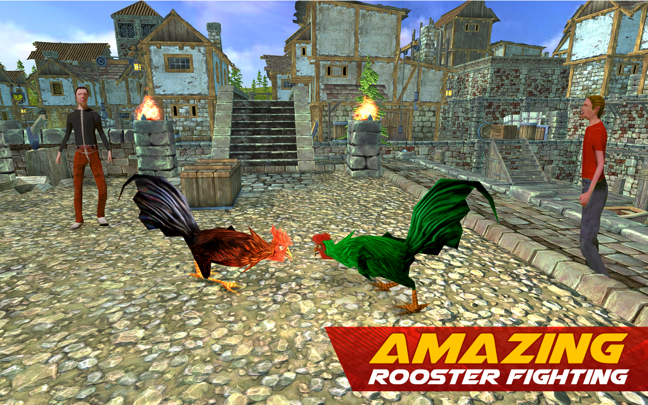 Rooster Wild Fighting : Farm Battle Run截图4