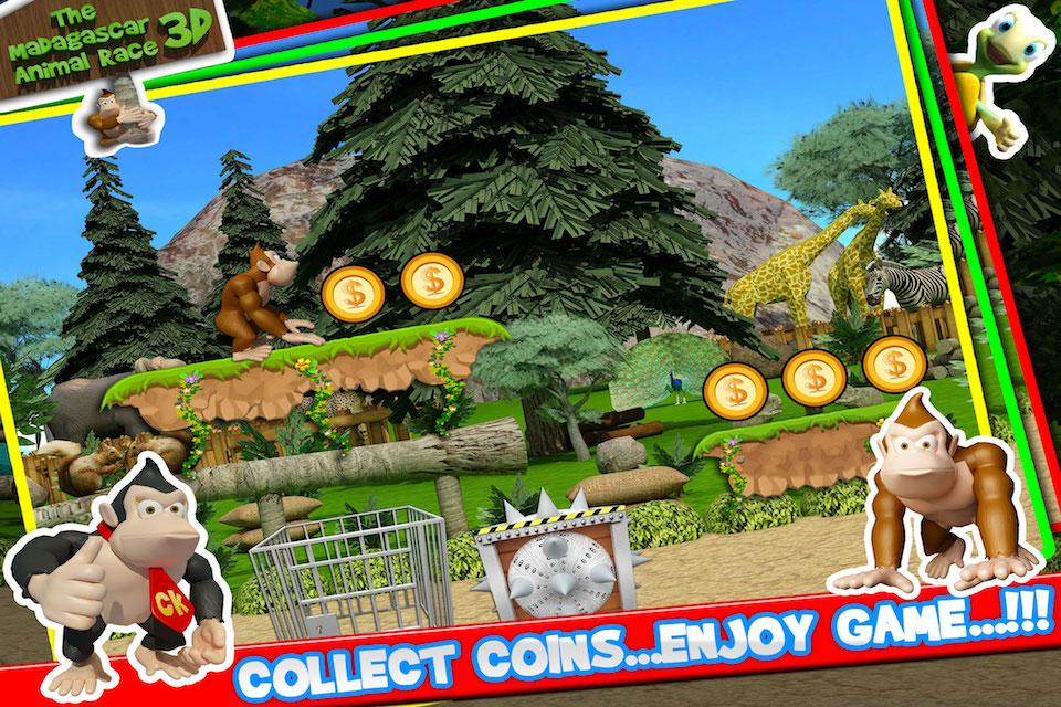 The Madagascar Animal Race 3D截图2