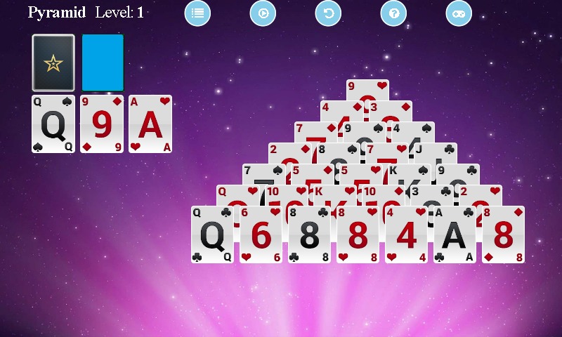 Pyramid Solitaire Free截图1