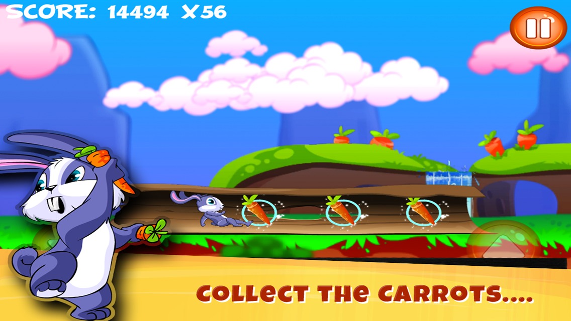 Mad Rabbit Run-Tiny Bunny Game截图5