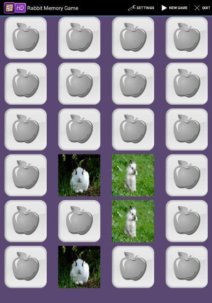 Rabbit Memory Game截图2