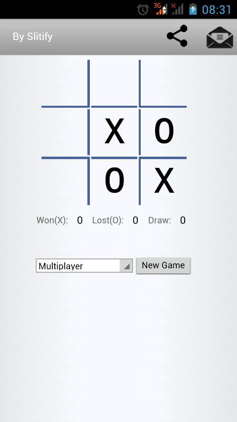 Slitify 0-X (TIc Tac Toe)截图2