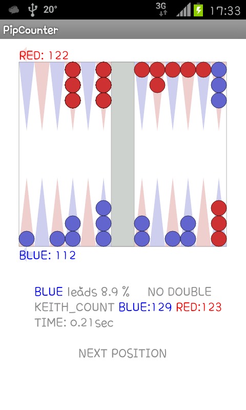 PipCounterFree for Backgammon截图2