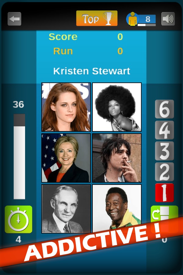 This is a Celebrity Quizz截图1