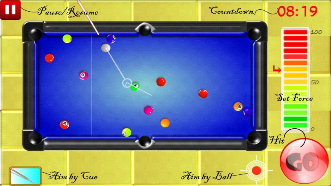 9 Ball Billiards Game截图2