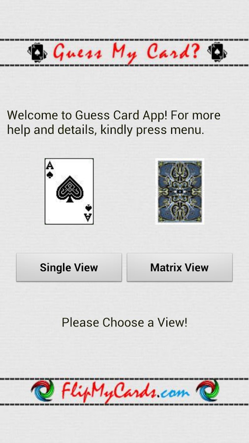 Free Guess Card HD截图1