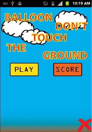 Balloon Don't Touch The Ground截图1