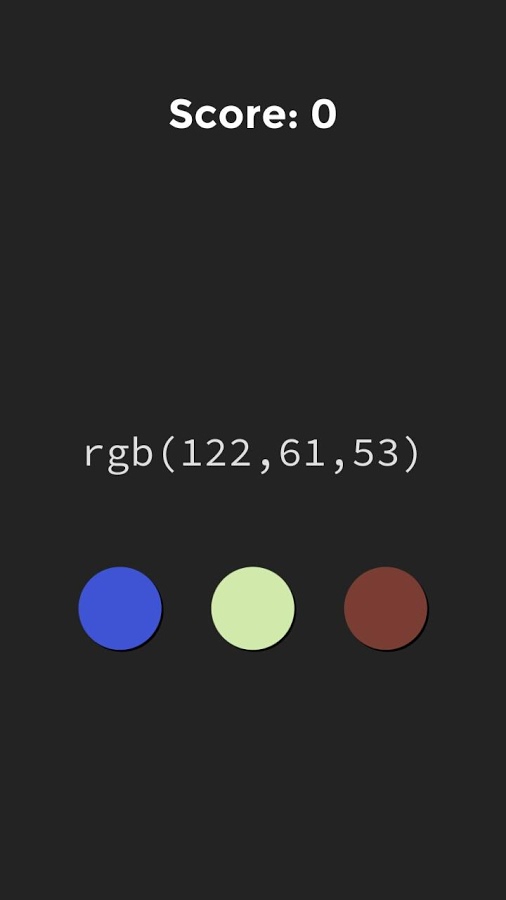 RGB Guessing Game截图5