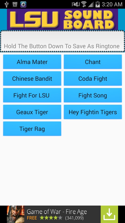 LSU Soundboard / Ringtone截图2