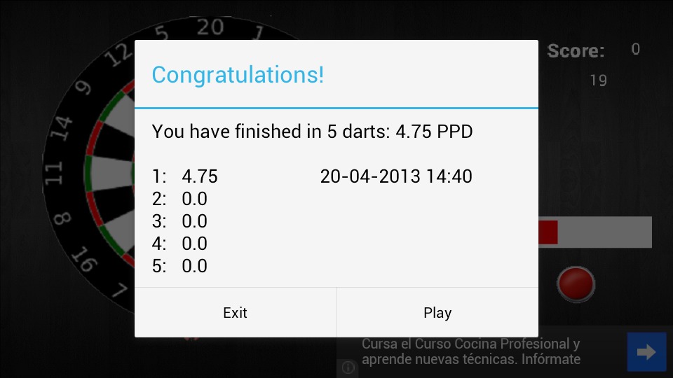 Darts Game - Juego de Dardos截图2
