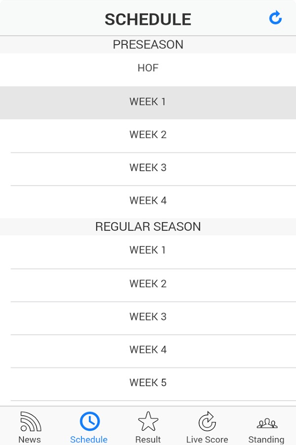 NFL 2014 Scores & Schedules截图2