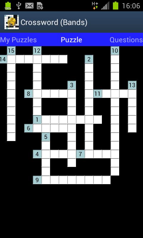 Crossword (Bands/Artists)截图2