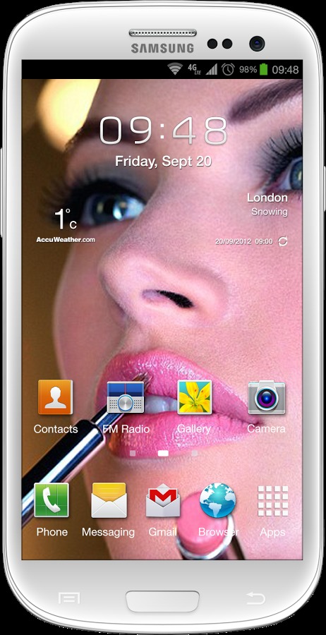 Mirror Transparent Screen LWP截图4