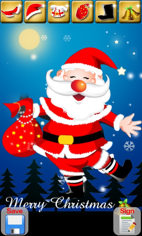 Dress Up Santa Game and Cards截图2