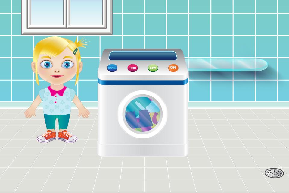 Washing Clothes Kids Games截图3