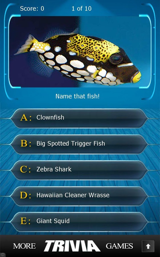 Name that Fish Trivia截图4