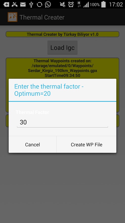 Thermal Creater From IGC截图2