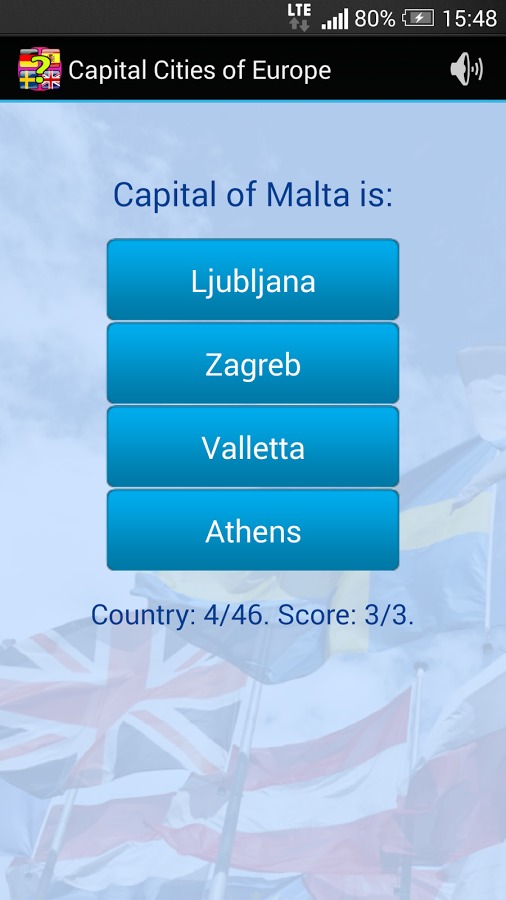 Quiz: Capital Cities of Europe截图1