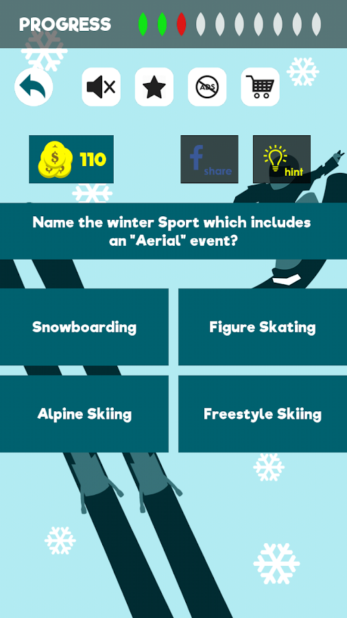 Winter Sports & Olympics - Quiz Game截图1