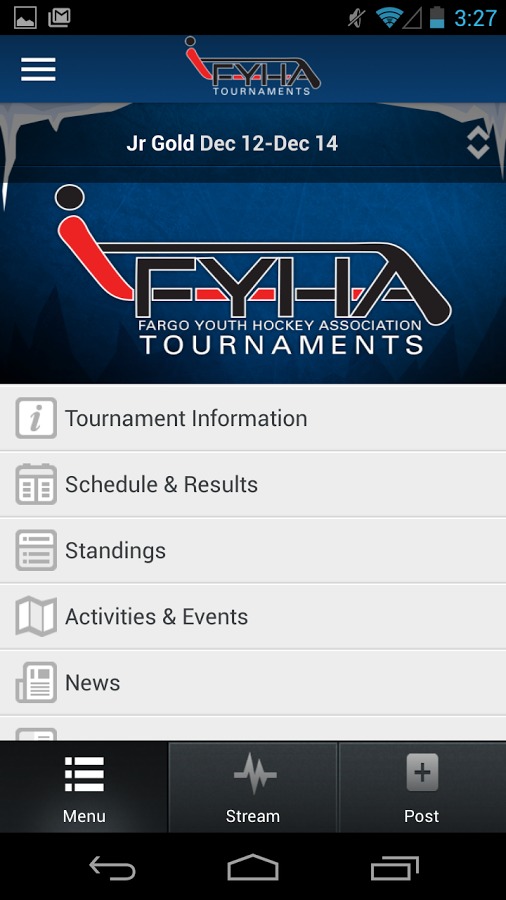 FYHA Tournaments截图2