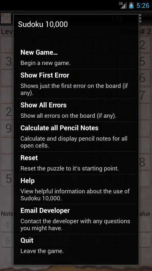 Sudoku 10,000 Trial截图3