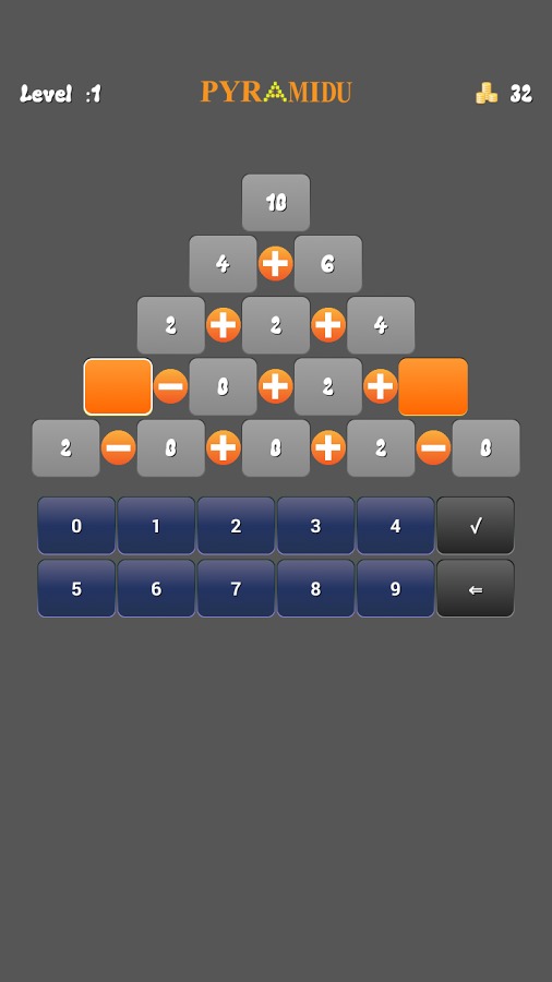 Pyramidu - Math pyramid puzzle截图5