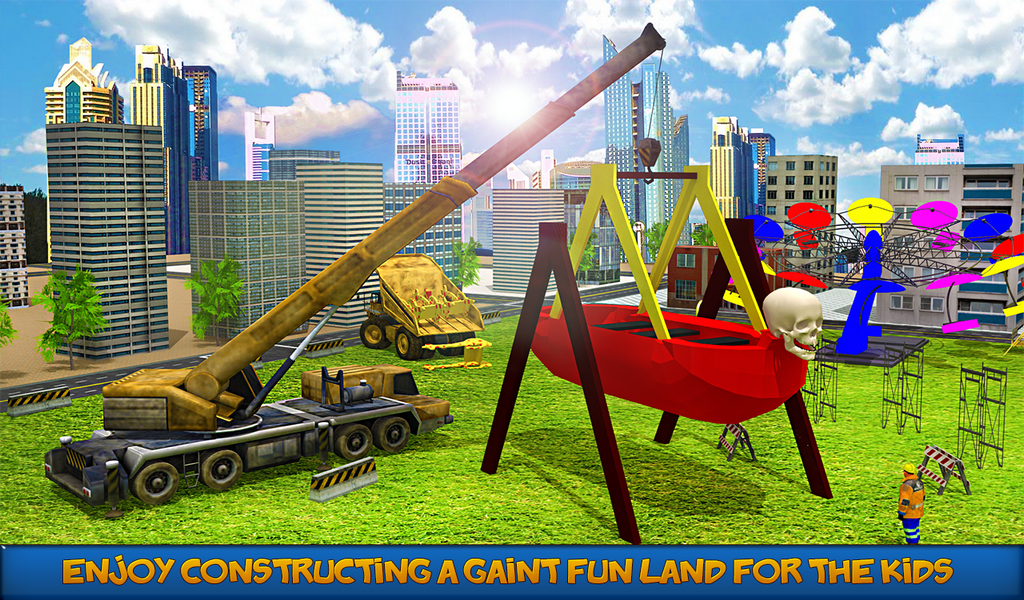 Kids Playground Park Construction Simulator截图3