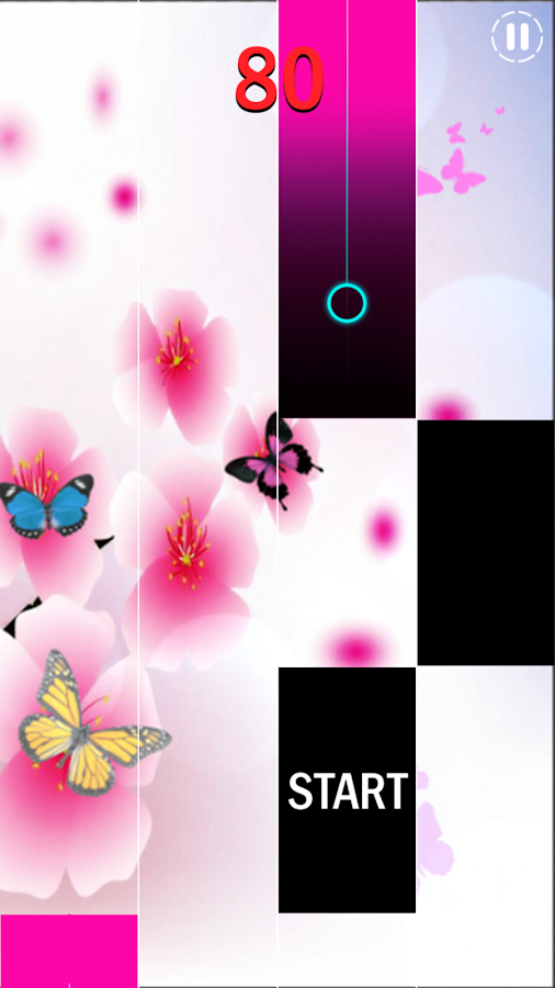 magic piano tiles pink butterfly截图1