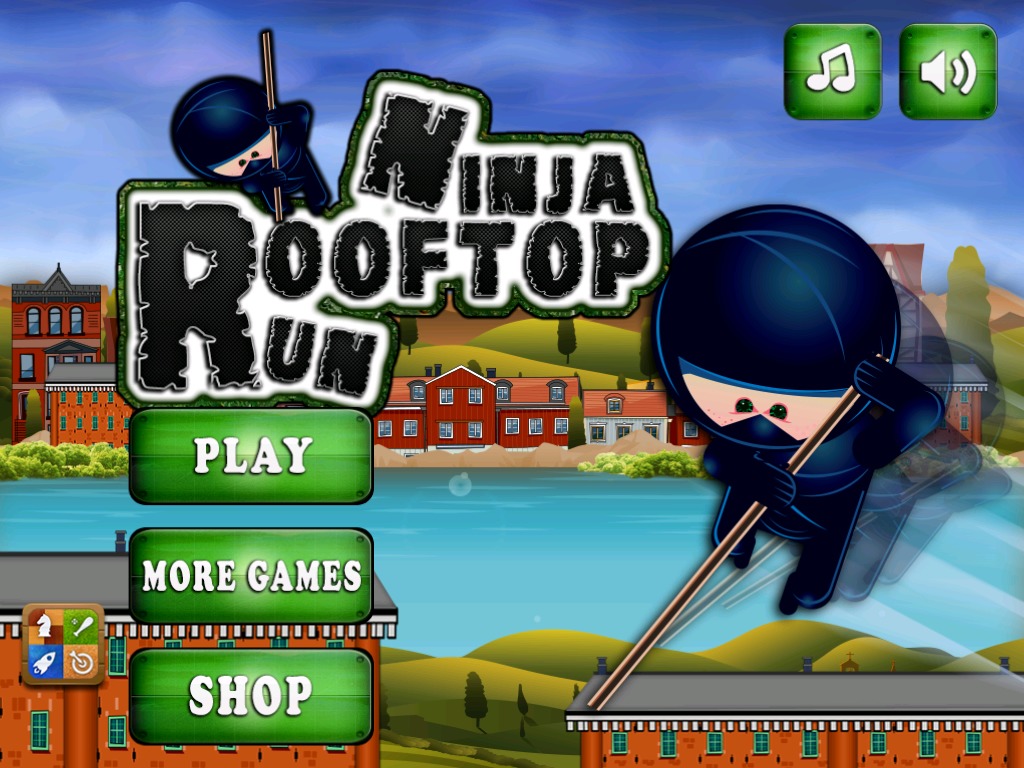 Ninja Rooftop Run, Mini Rush截图4