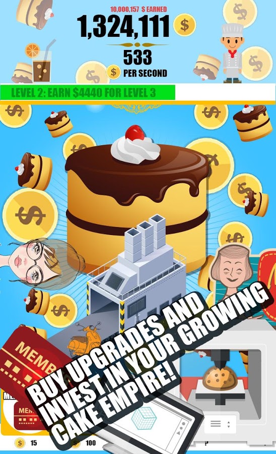 Cake Clicker: Bakery Empire截图2