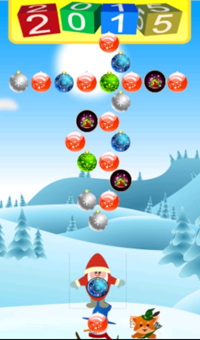 Christmas Bubble Shooter Game截图4