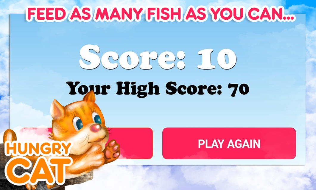 Hungry Cat - Cat and Fish Game截图4