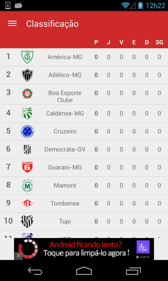 Campeonato Mineiro 2015截图1