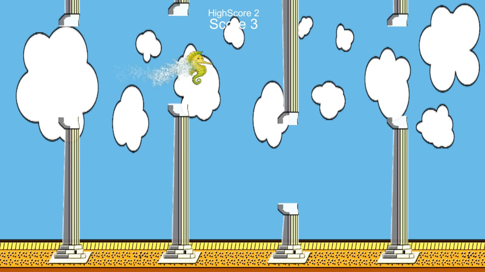 Flappy Seahorse截图2