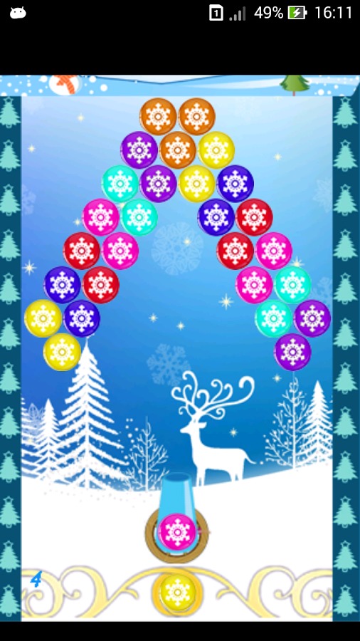 Bubble Shooter: Winter Holiday截图3