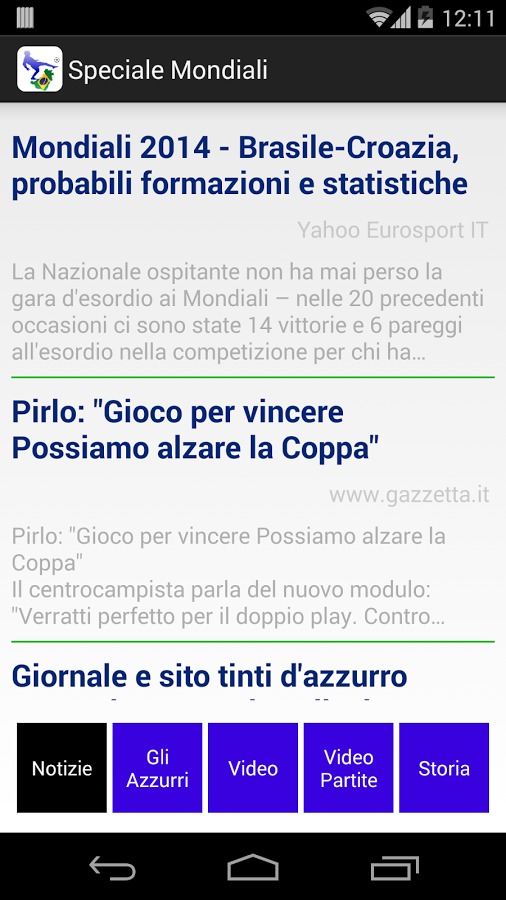 Italia Calcio - Mondiali 2014截图2