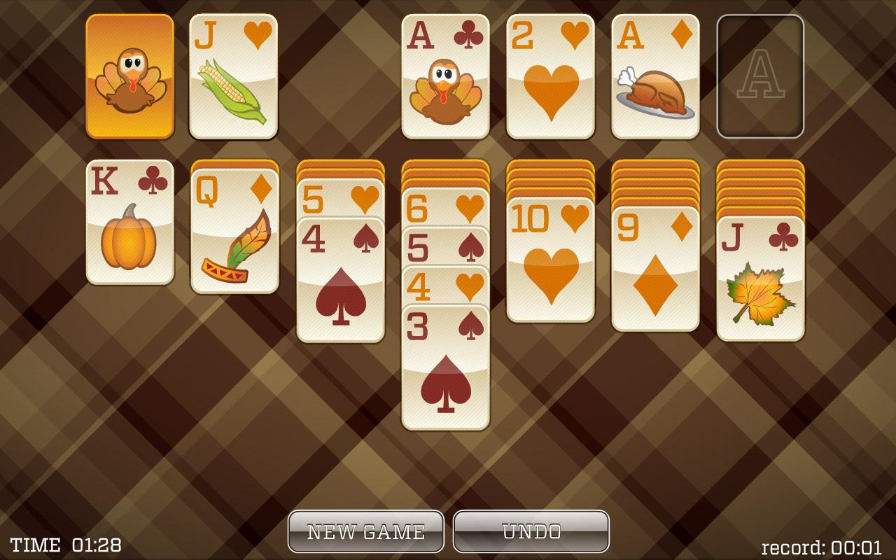 Thanksgiving Solitaire FREE截图2