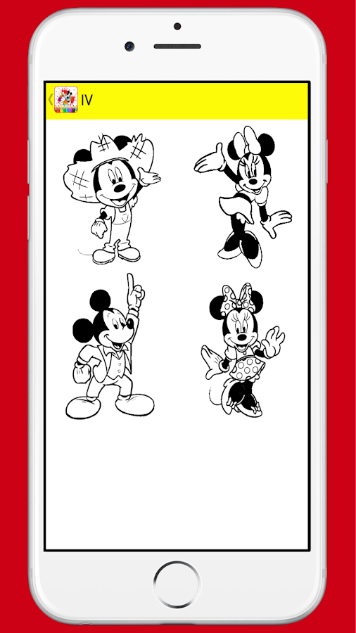 Coloring Mickey And Minnie Character截图4