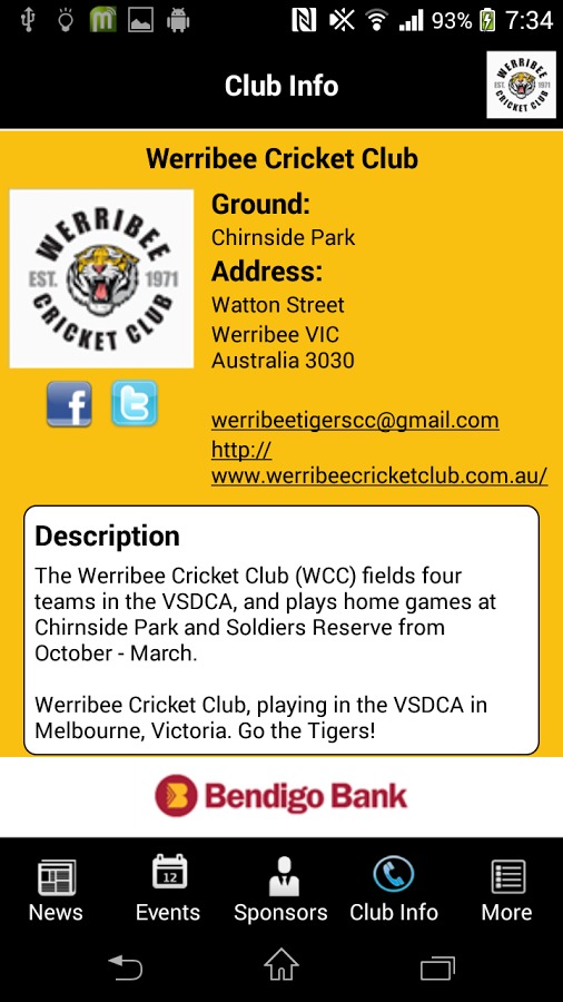 Werribee Cricket Club截图5