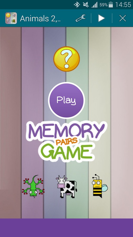 Animals 2, Memory Game (Pairs)截图1